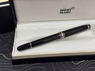 Montblanc Great Characters John F Kennedy Rollerball Pen Black Platinum Nib