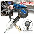 3in1 Digital Tire Air Inflator Bike Car Truck 250 Psi Pressure Gauge Lcd Display
