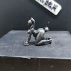 Chinese Old Bronze Copper Statue Hand Carved Beauty Girl Figurine      80226