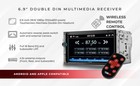 Ds18 Ddx6 9ml 6 9  Double-din Touchscreen Car Stereo Bluetooth Usb Mirror Link