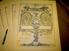 11 Same Antique Early 1900 s Original Unused Matrimony Marriage Certificates