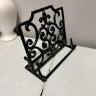 Ornate Cast Iron Cookbook Holder Metal Stand Recipe Book Holder Bible Stand