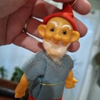 Vintage Rubber Elf Gnome Dwarf Figure Japan 5  Articulated Toy Retro Collectible