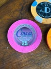 Lot Of  3   25 Match Play Promo Gaming Casino Chips From Circa   The D Las Vegas