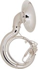 King 2350 Series Brass Bbb Sousaphone 2350sp Silver - Instrument Only