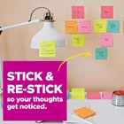 Post-it Super Sticky Full Stick Notes  3 In X 3 In  6 Pads  2x The Sticking Powe