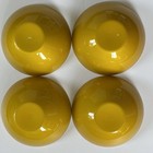 Atomic Emalox Bowls Set Of 4 Enamelware 6    Norway Yellow Gold Metal Cereal Salad