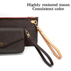Vachetta Leather Purse Wristlet Strap For Pochette To-go Accessoires Mini Pouch