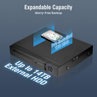 16 Channel H 265 Dvr 1080p Hd With Hard Drive 2tb For Security Camera System