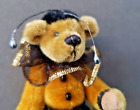 Vtg Miniature Bumble Bee Teddy Bear Little Gem Handmade Jointed Details Galore