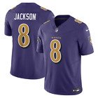 Nwt Men s  8 Lamar Jackson Purple Vapor F u s e  Limited Stitched Jersey