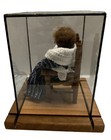 Folk Art Ooak  African American Grandma Apron Rocking Chair With Removable Case 