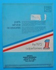 1972 Harley Accessory Catalog Book Fl Flh Electra Glide Xlh Xlch Sportster Fx