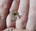 Spider Silver Tone Brooch Lapel Hat Tie Pin