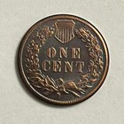 ---1869 Indian Head Cent Penny Extremely Fine As Shown In The Figure---