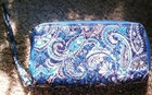 Vera Bradley Double Zip Organizer Wristlet New Without Tags 