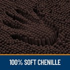Olanly Bathroom Rugs Sets 2 Piece Soft Absorbent Chenille Bath Mats Area Rug