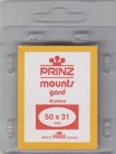 Prinz scott Stamp Mounts Black Strips 50x31mm Us Jumbo Horizontal 3 Packs Deal