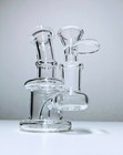 4 5  Mini Glass Bong Diffused Perc Premium Quality Water Pipe Hookah Bubbler