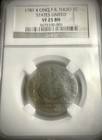 1787 Fugio Cent united States 4 Cinq  P r  ngc Vf-25 Premium Gem  Of This Grade