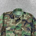 Vintage Usgi Us Military Jacket Mens Medium Reg  Us Army Field Woodland Camo 