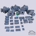 Future Battlefield Crates - Modular Sci-fi Supply Depot For 28mm Tabletop Games