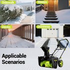 Dekopro 40v 20-inch Cordless Snow Thrower  Electric Snow Removal 2x4 0ah