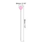 100pcs Sewing Pins Straight Pin With Plastic Pearlized Ball Head Light Pink