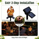 Dragon Solar Light Gothic Outdoor Garden Statue Lamp Halloween Yard Decor