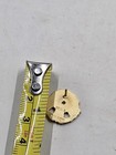 Ibew 65 Year Service Pin Gold Plated Diamond Chip Blue Enamel Terryberry Union