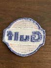 Gulf Oil Patch Vintage Embroidered Gas Racing Uniform Hat Badge 2    Diameter
