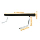 5  Adjustable Boat Trailer Guide Bunk Board Bunkboard Guide-on Rails Zinc-plated
