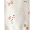 Carter s Organic Cotton Fruit Terry Set  6m Sweet Cream Girl
