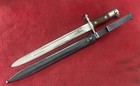 Span-am War Us Army M1892 Krag Rifle Bayonet   Scabbard - Dtd 1898 -very Nice 