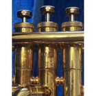1964 Getzen Gold Plated Caravelle Trumpet  Engraved  1st Valve Trigger