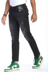 Dk Cha Rip Mens Slim Fit Ripped Jeans Skinny Premium Stretch Denim Jeans   Stylo