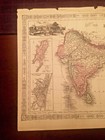 1863 Johnson   Ward Hand Colored Atlas Map Of Hindostan Or British India