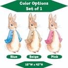 Peter Rabbit Cutout Prop  Baby Shower Backdrop  Easter Decor  Birthday