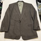 Givenchy Monsieur Men Tweed Sport Coat Blazer Jacket Brown Black Wool Sz 54l Vtg