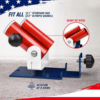 T Bar Row Platform  Landmine Attachment For Barbell Fits 1    Standard Bar   2    Ol
