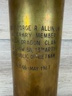 Vietnam War 105mm Artillery Shell Casing Named Col George Allin 13th Artillery