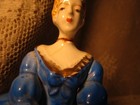 Ant  Lady Powder Jar-tko Hnd Made Japan-1940 s Hnd Painted
