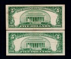 2pcs  5 1953-b Silver Certificate  5 1963 United States Note  p681 