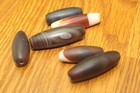 6pc Tibetan Prayer Dzi Bead Old Agate Amulet Gzi Pendant Antique L313