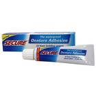 Secure Waterproof Denture Adhesive - Zinc Free - Extra Strong 12 Hour Hold -    