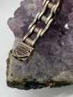 Vintage Harley Davidson Sterling Silver Motorcycle Chain Bracelet