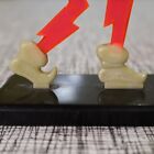 Vintage Reddy Kilowatt Plastic Figure On A Stand  Electric Utility Collectible