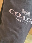 New Coach Pajama Lounge Pants Black Large Limited Edition Logo-graphic W  Bag