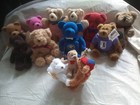  Lot Of 13 Small Bears boyd russ galerie furskins sckubert dandee See Pictures