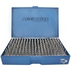 Accusize 190 Pc Pin Gauge Set  0 061  -0 250    Class Zz  2   Overall Length  P